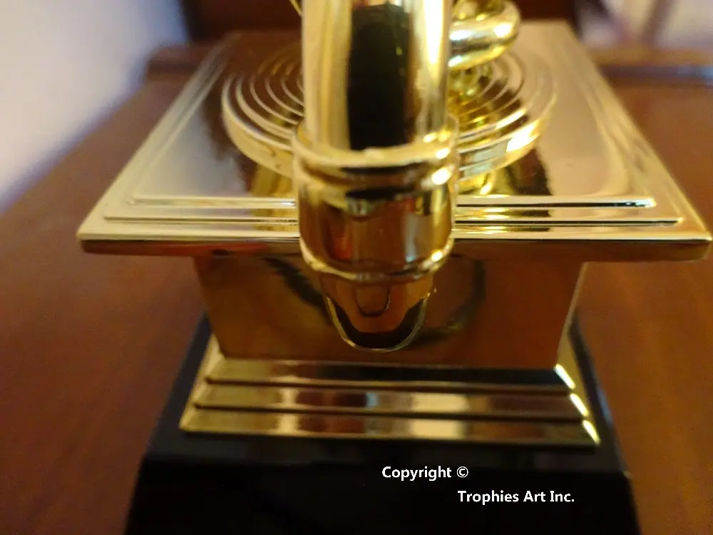 Grammy Award трофейный металлический граммофон мраморная основа от NARAS 1:1 реальный
