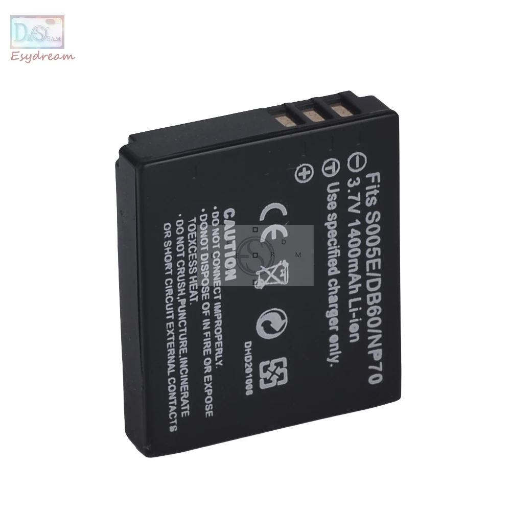 

S005 BCC12 NP-70 DB-60 DB-65 BP-DC4 1400mAh Battery for PANASONIC DMC-FX01 FX50GN-K FX8