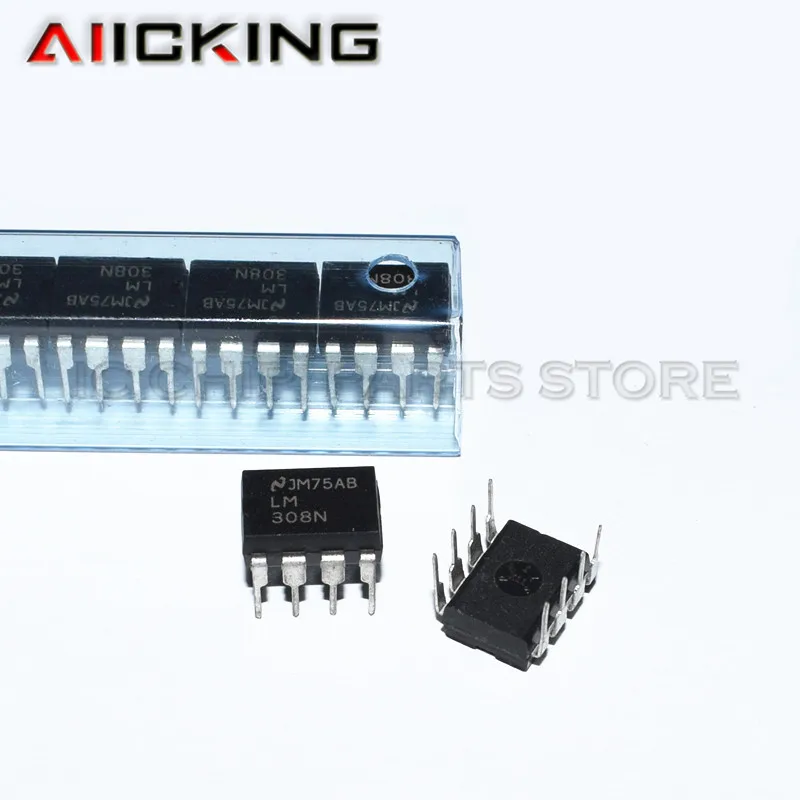 10 шт. LM308N DIP8 LM308 DIP 308N DIP-8 | Электроника