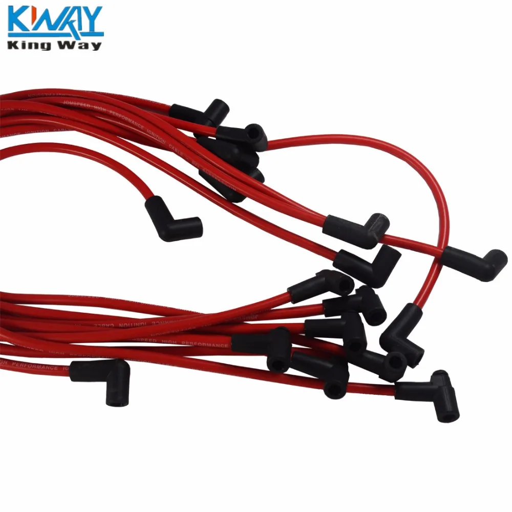 King Way-Red 73689 ультра 40 высоковольтные провода на свечи зажигания Набор большой блок для Chevy BBC 454 502 HEI
