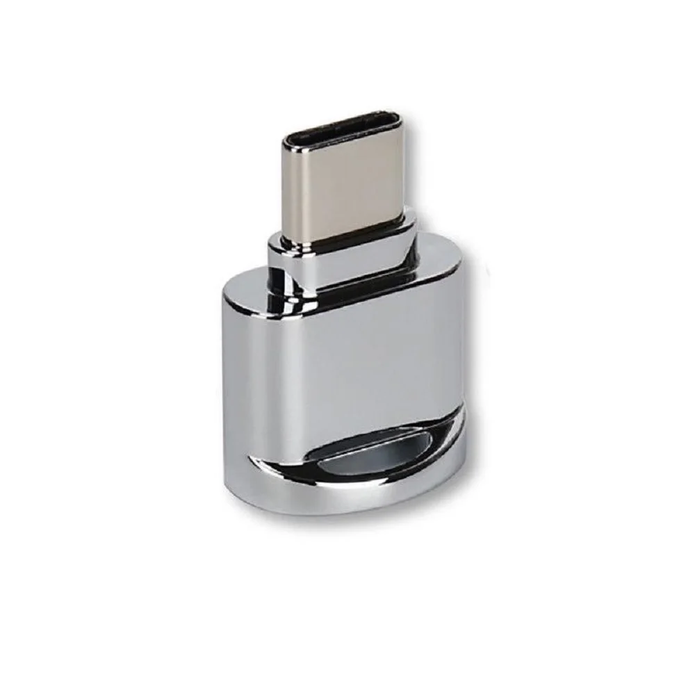 Мини алюминиевый сплав USB 3,1 type C Micro SD TF устройство для чтения карт памяти OTG разъем адаптера