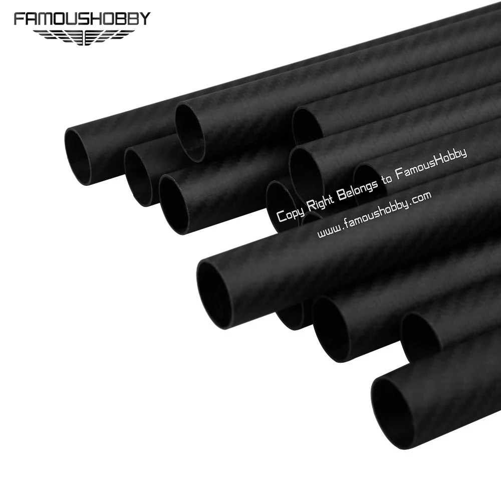Famoushobby FT025 12x10x500 мм 100% углеродное волокно + бесплатная доставка воздушной почтой