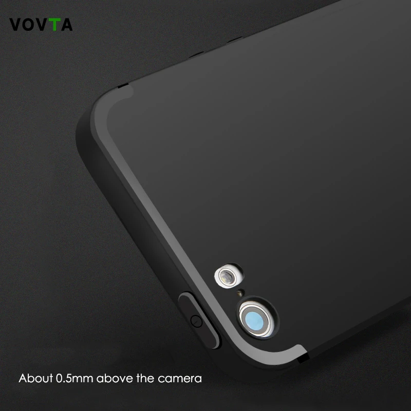 VOVTA Ультратонкий матовый Силиконовый TPU чехол для iPhone 5S SE 5 мягкий 6 6s 7 8 телефона s |