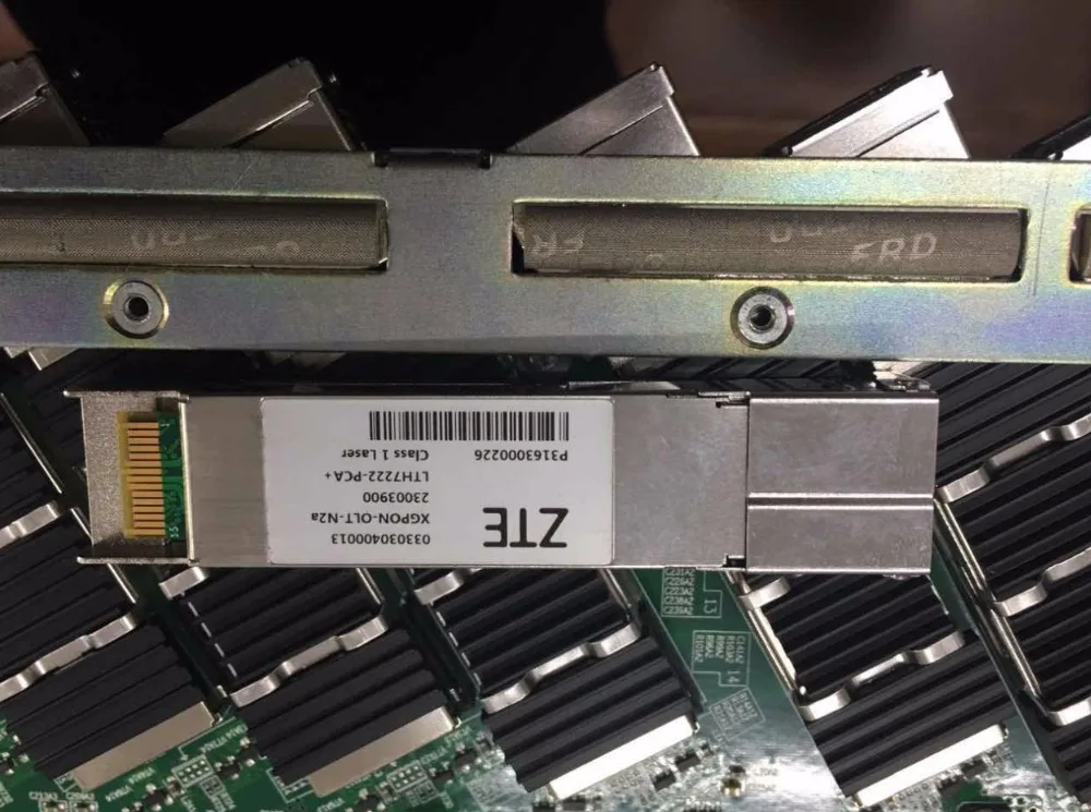 Сервисная плата GTXO ZTE OLT C300 10G GPON с модулем 8 sfp|zte olt|olt ztezte c300 |