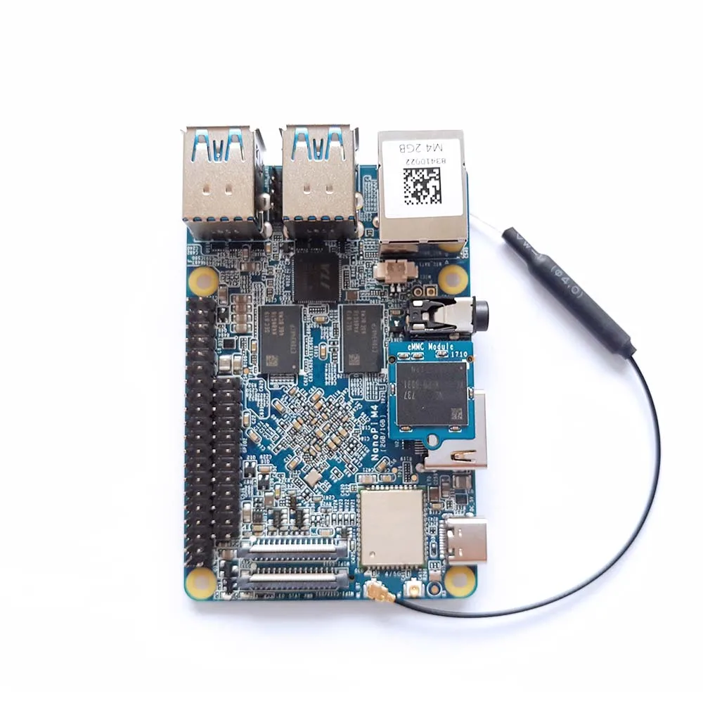 NanoPi M4 2 ГБ/4 ГБ DDR3 Rockchip RK3399 SoC 4G и 5G двухдиапазонный Wi-Fi Поддержка Android 8 1 Ubuntu AI