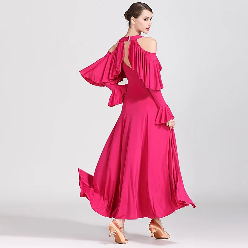 Недорогое бальное платье стандартное соцплатье женское фламенко watlz