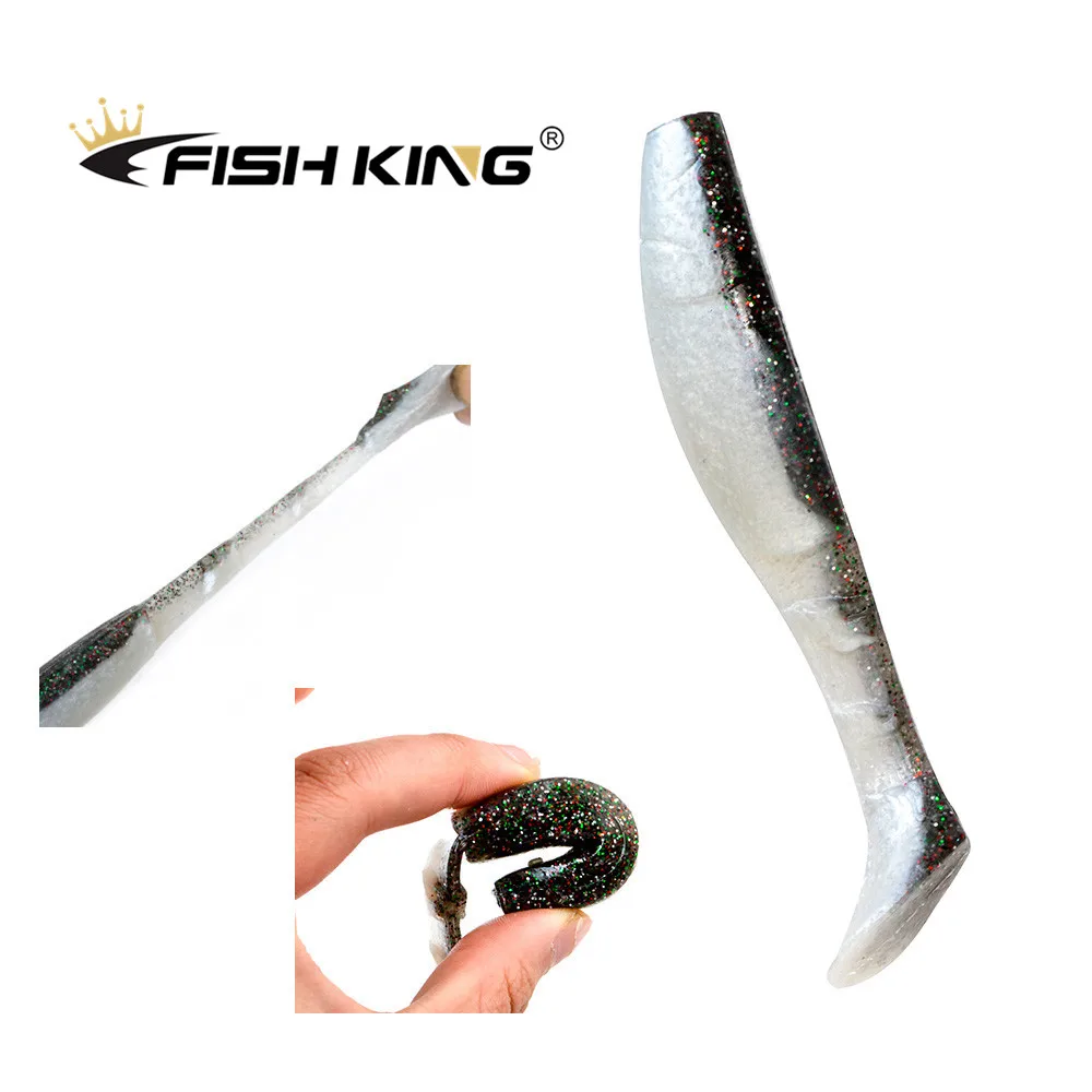 Рыболовные приманки FISH KING 80 мм 100 воблеры Карп мягкие для рыбалки силиконовые