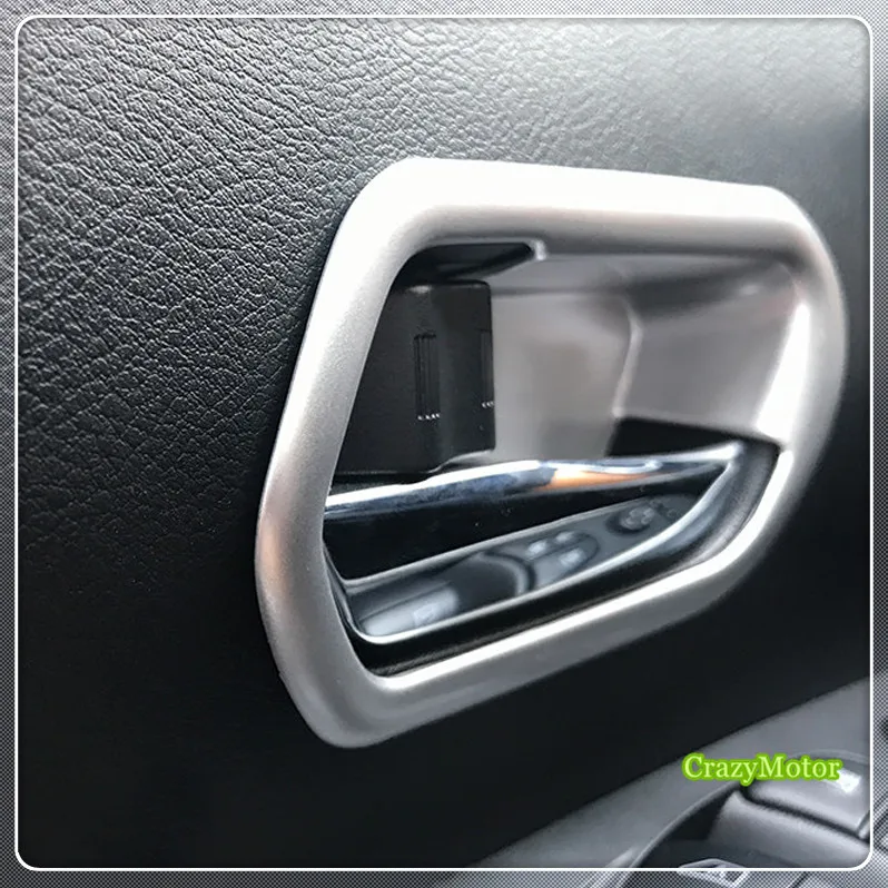 Для Nissan Kicks 2016 2020 Авто Матовая Внутренняя Боковая ручка двери бант наклейки