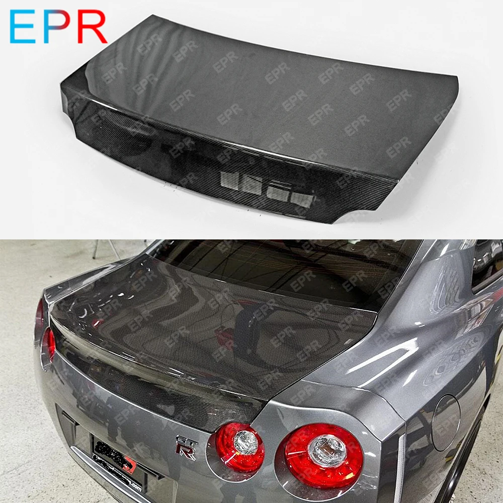 Для Nissan R35 GTR карбоновое волокно комплект кузова багажника автомобиля Стайлинг