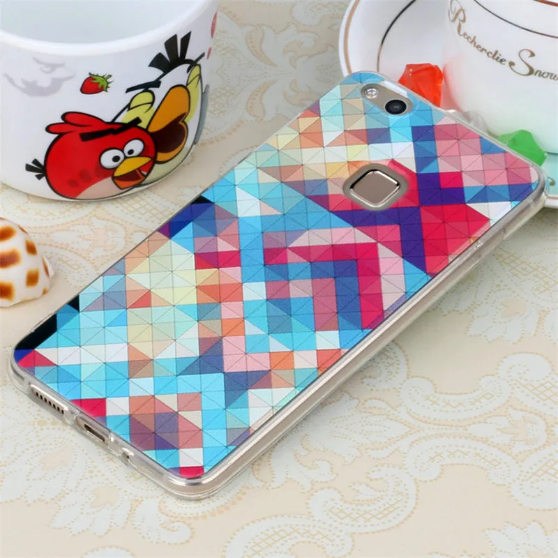 New TPU Soft Case For Huawei Nova Lite Relief Printing Silicone Gel Protection Phone Cover P10 |