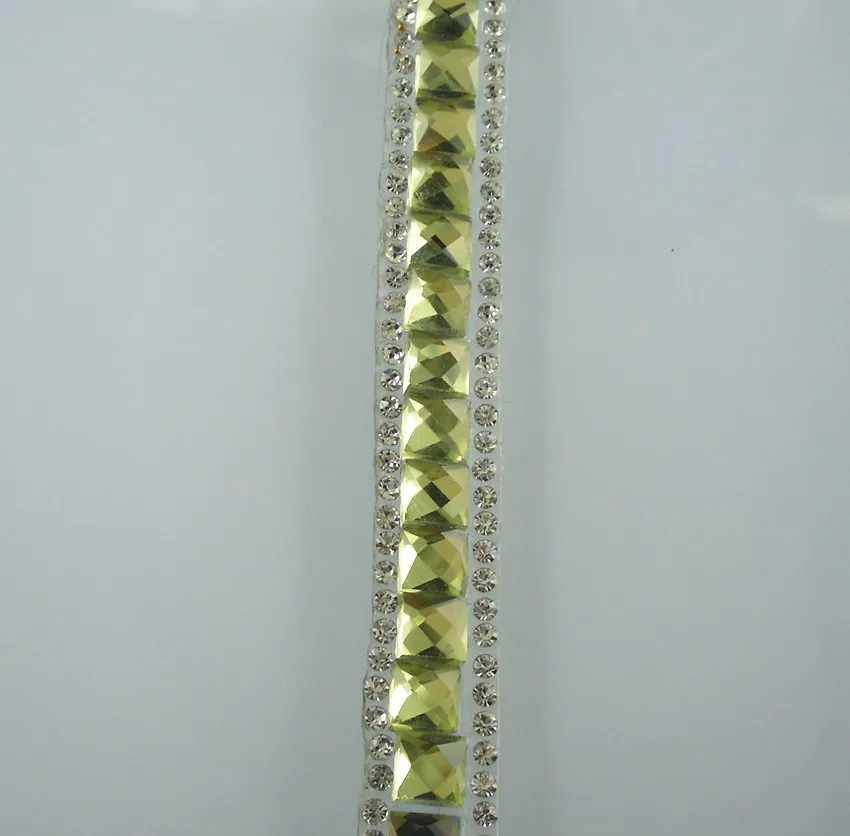 Сделай Сам Горячая фиксация желтого цвета квадратный круглый стеклянный