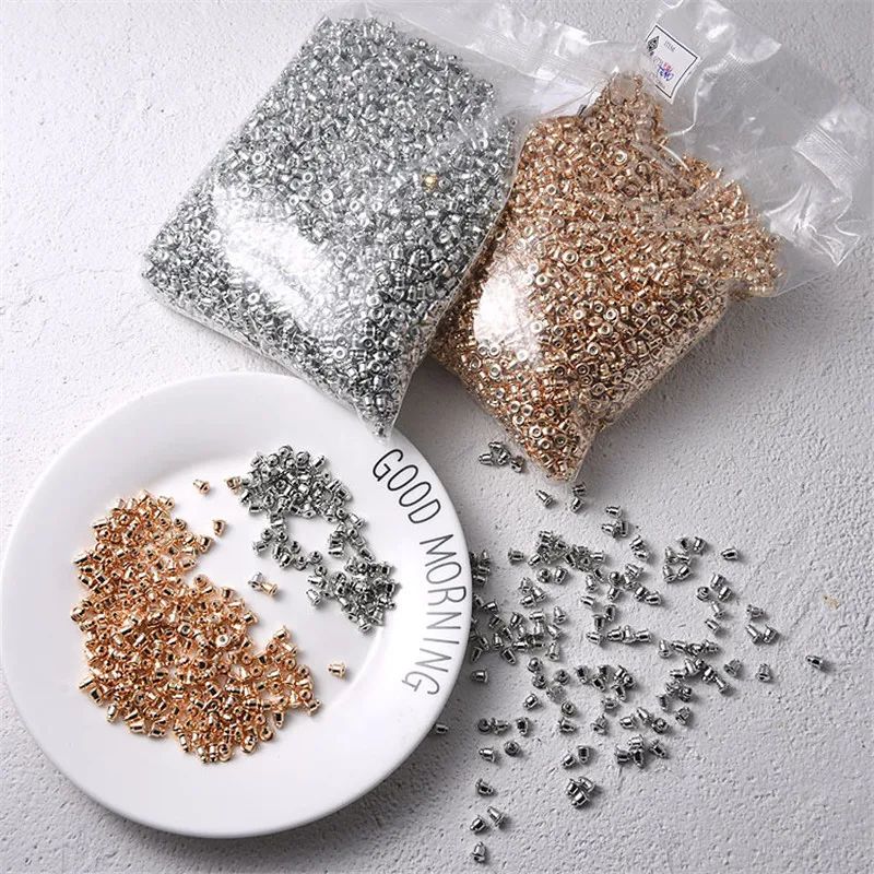 500 шт./лот серьги с заглушкой в форме пули гвоздики фурнитура для изготовления