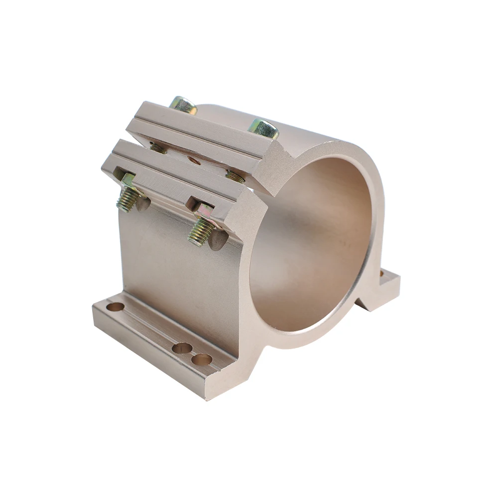 

Spindle Motor Brackets 80MM clamp with 4 screws for 2.2kw machine spindle motor holder cast aluminum for spindle motor cnc