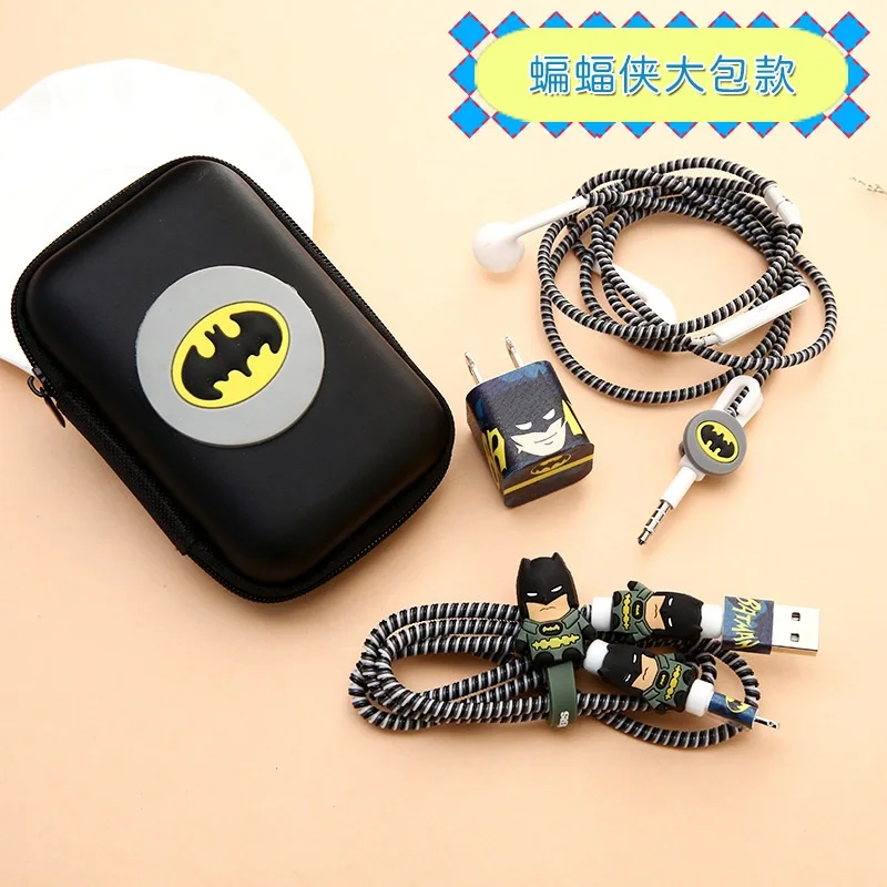 style 9 for iphone Футляр для наушников мультяшный usb-кабель протектор для наушников с кабельным Стикеры для намотки спиральный usb-шнур с зарядным устройством для iphone 5 6 7 8 - Цвет: style 9 for iphone