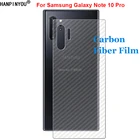 Для Samsung Galaxy Note 10 Pro Plus 10Pro P3D защитная пленка из углеродного волокна с защитой от отпечатков пальцев (не стекло)