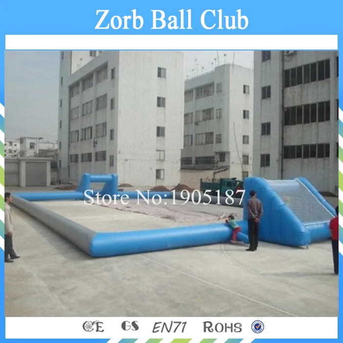

Free Shipping 0.55mm PVC Inflatable Soccer Field Inflatable Football Field For Sale
