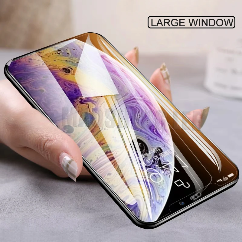 Новинка 9D закаленное стекло полное покрытие для iPhone X XS Max XR защита экрана анти Blu