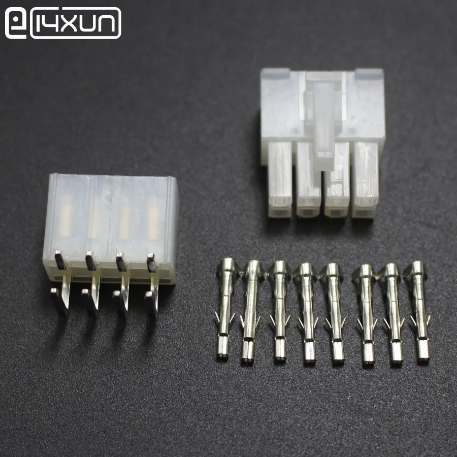 2 комплекта 5557 5569 8 P клеммы для проводов электрический разъем 4 мм 8Pin угловой
