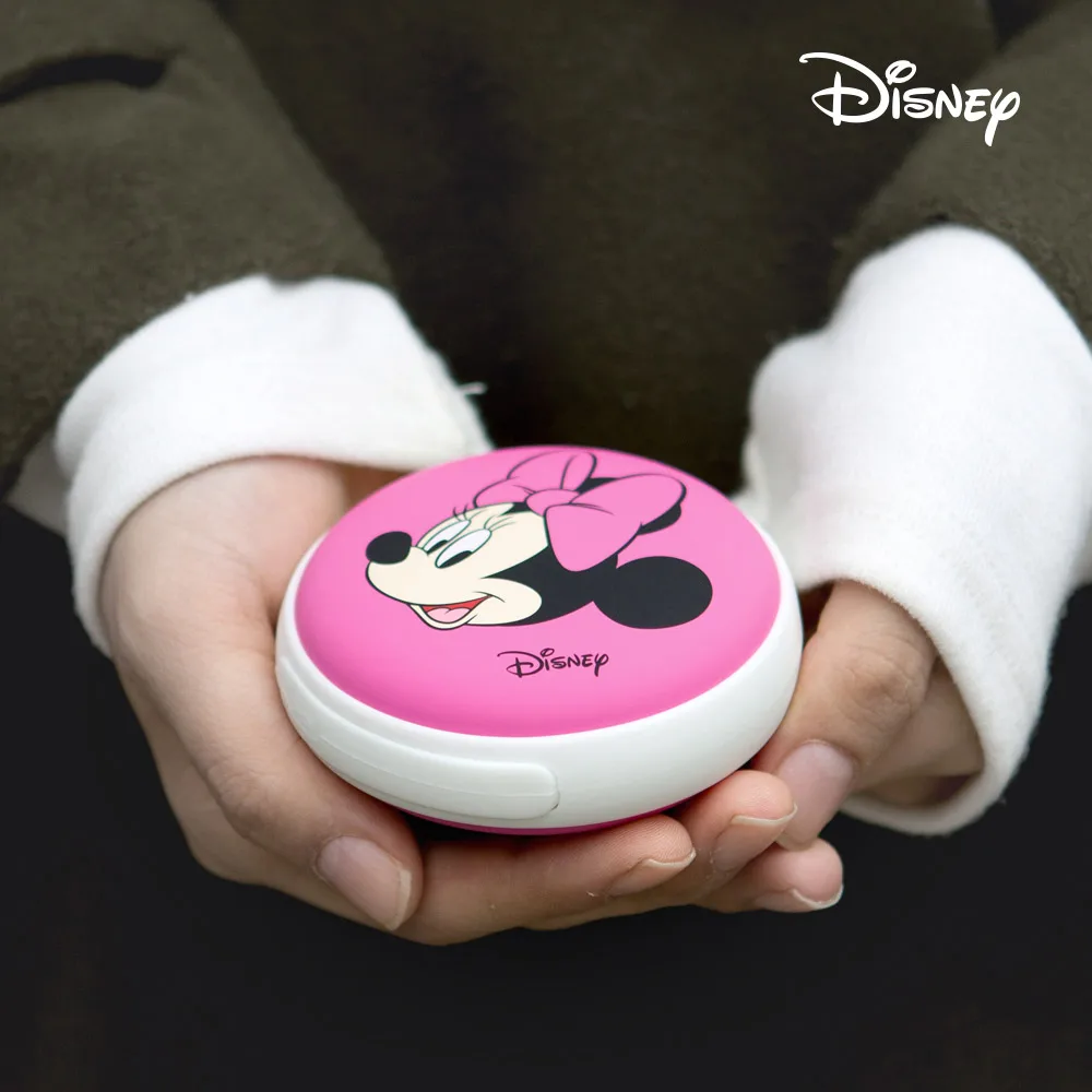 Дисней Микки в Сеул 5400 мАч powerbank handheater Внешнее зарядное устройство Черный Handwarmer