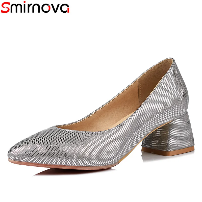 Smirnova/2018 г. весенне летние модные вечерние туфли высокого качества женские без