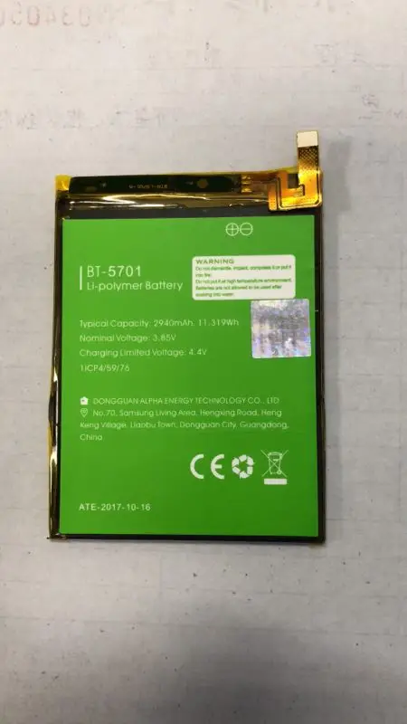 100% Оригинальный резервный аккумулятор Leagoo S8 2940 мАч для Smart Mobile Phone + номер
