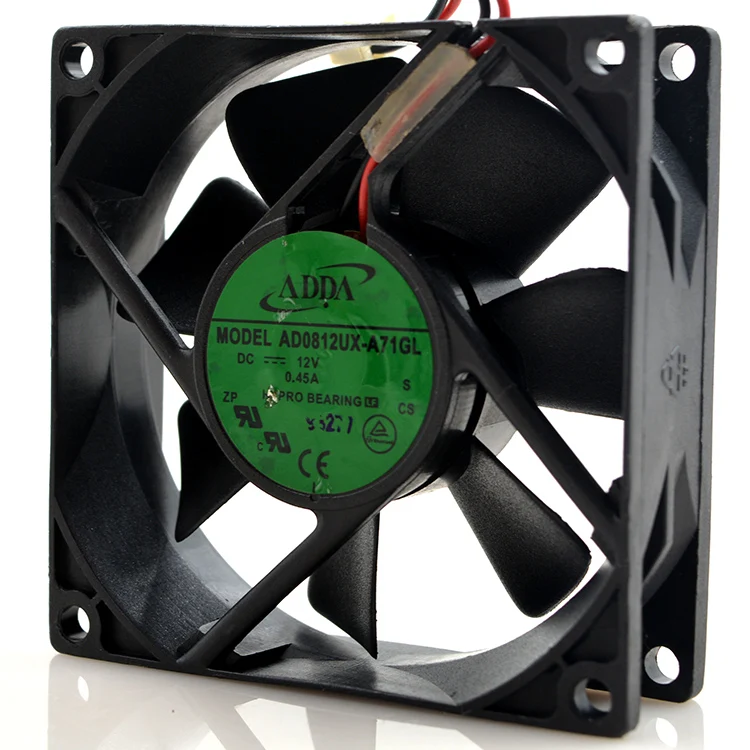 1 шт. AD0812UX-A71GL 12V 0.45A 8025 80 мм компьютер чехол Вентилятор охлаждения | Компьютеры и