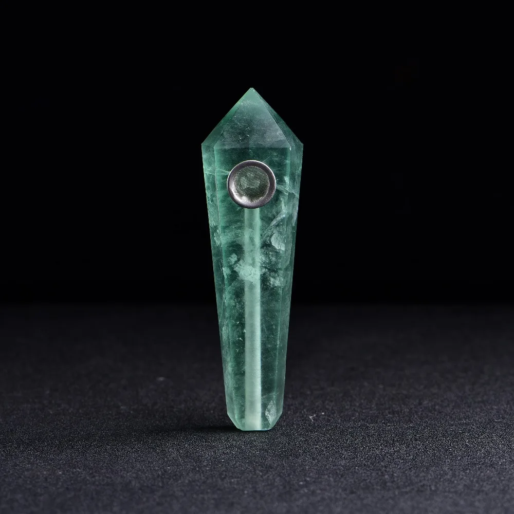 Прямая поставка оптовая продажа Натуральная Зеленая флюоритовая Хрустальная