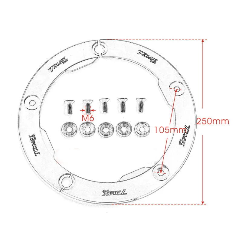 

motorcycle accessories Transmission Belt Pulley Cover For Yamaha tmax 530 T MAX 530 TMAX530 T-MAX 530 2012-2016 2015 2014 2013