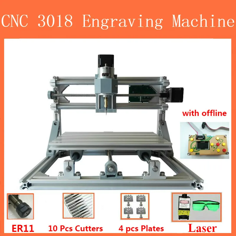 CNC 3018 GRBL управления Diy Мини cnc машина 3 оси pcb фрезерный станок древесины