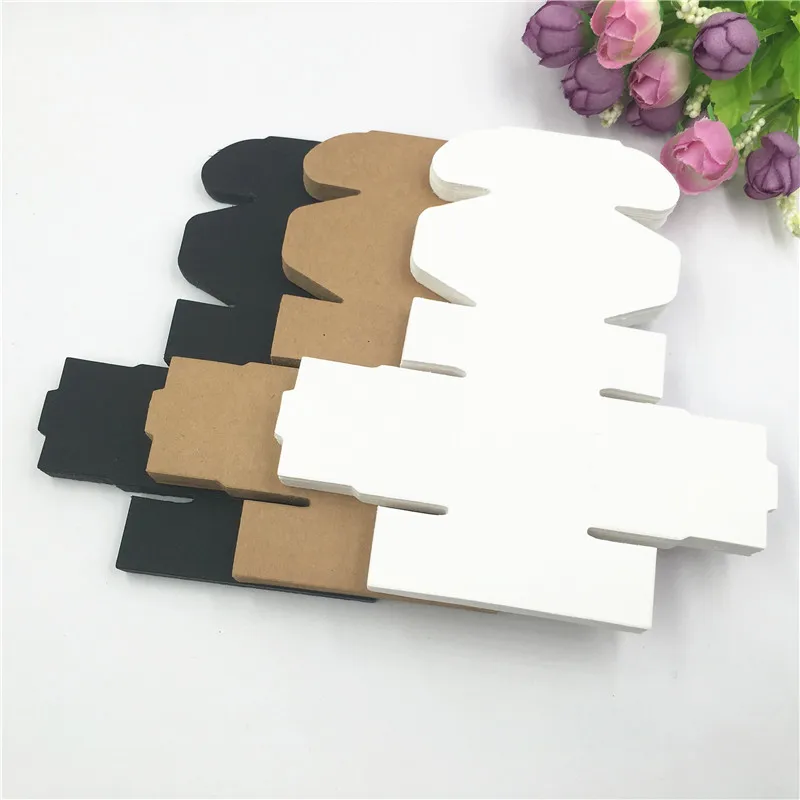 4x4x2.5cm Blank Paper Boxes Aircraft Shape Fold Box for Birthday Small Accessory Gifts Packaging Accept Custom Logo 30Pcs | Дом и сад