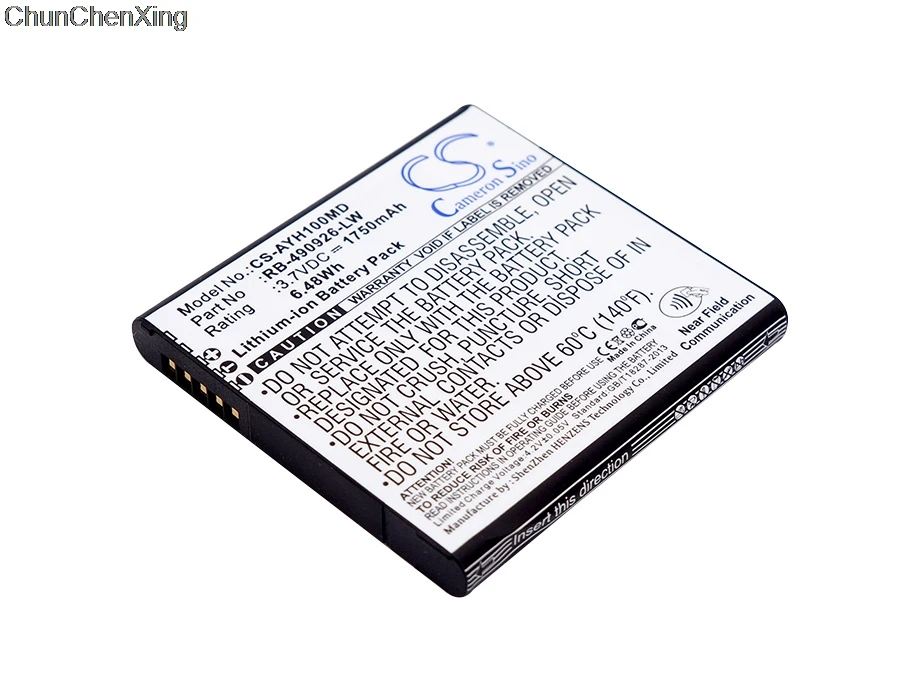 Cameron Sino аккумулятор 1750 мАч 490926A RB-490926-LW для Ascom Myco SH1 VoWiFi | Электроника