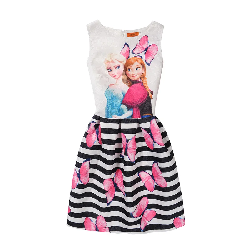 Girls Dresses New 2019 Sleeve Girl Clothes Kids Teenagers Party clothing PRINCESS Children 5 6 12 Years | Детская одежда и обувь
