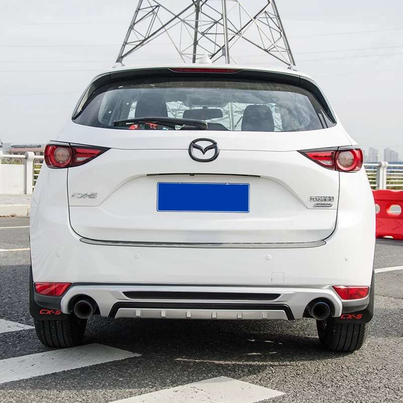 JIOYNG подходит для Mazda CX-5 CX5 Передний+ задний бампер диффузор бамперы для губ защитная накладка ABS 2 шт
