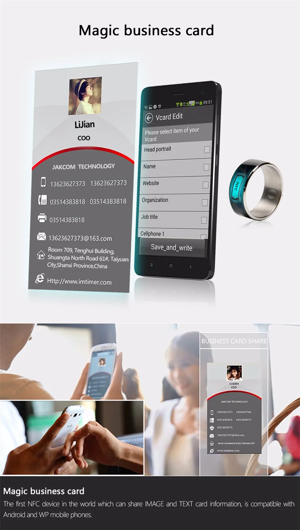 Jakcom R3F смарт Кольцо для Скорость NFC электроники телефон умные аксессуары 3-доказательство App Enabled носимых Технология волшебное кольцо