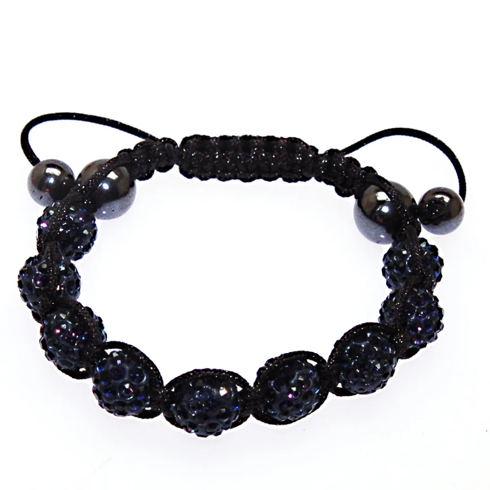 Микро Проложить CZ Диско Шар Ручной Работы Регулируемый Кристалл Шарм дружбы