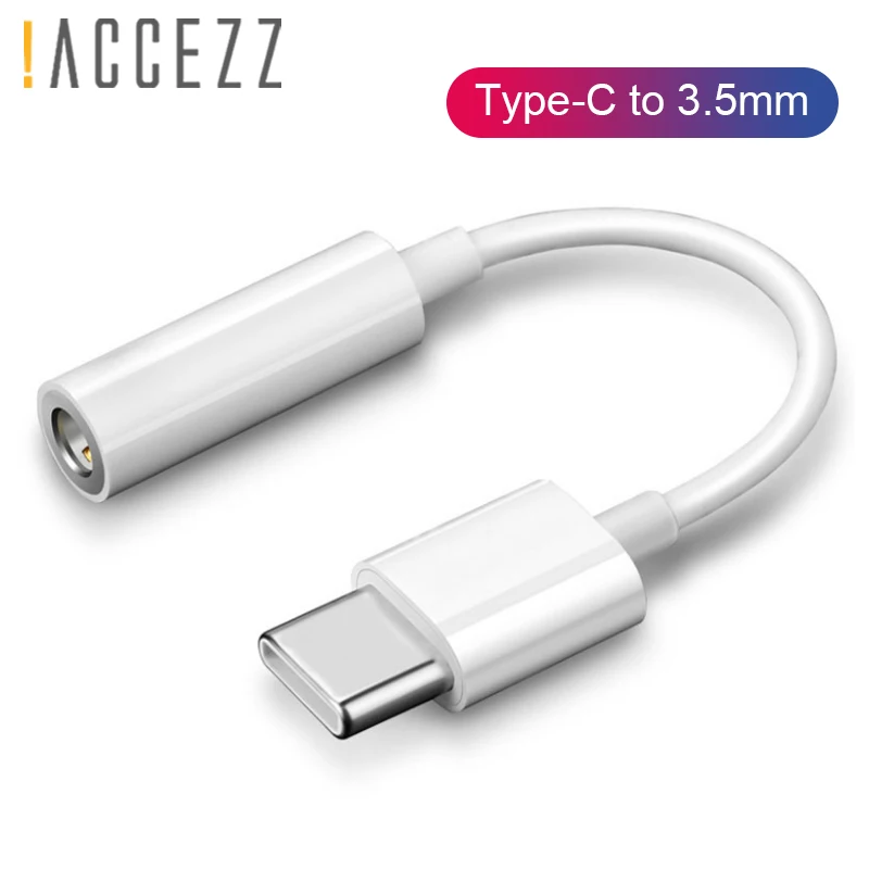! ACCEZZ AUX Jack Type C до 3 5 мм кабель для наушников адаптер USB аудио Xiaomi Mi 8 6 Huawei P20 Mate 10