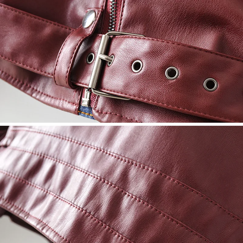 

YNZZU New Design Autumn Denim Patchwork Women Leather Jacket Coat Chic Casual PU Motorcycle Female Jacket Streetwear YO602