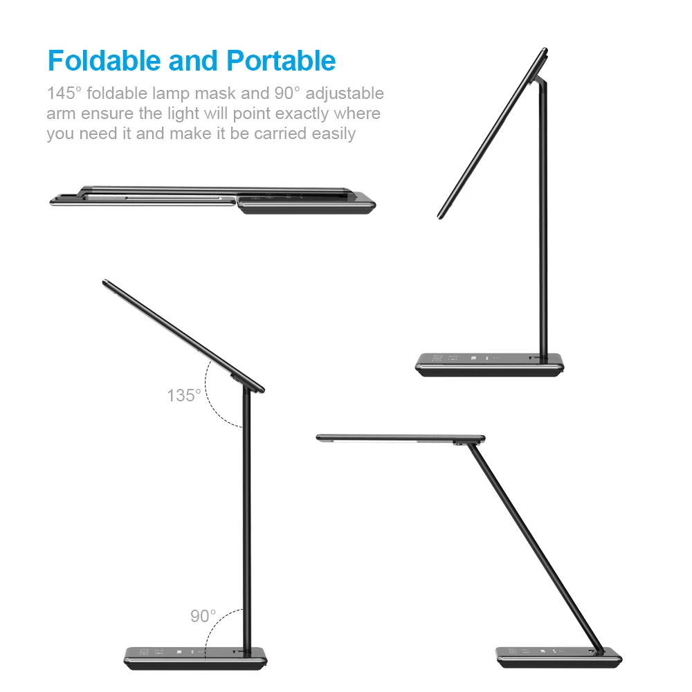 Настольная лампа настольная светодиодный светильник для книг Смарт часы