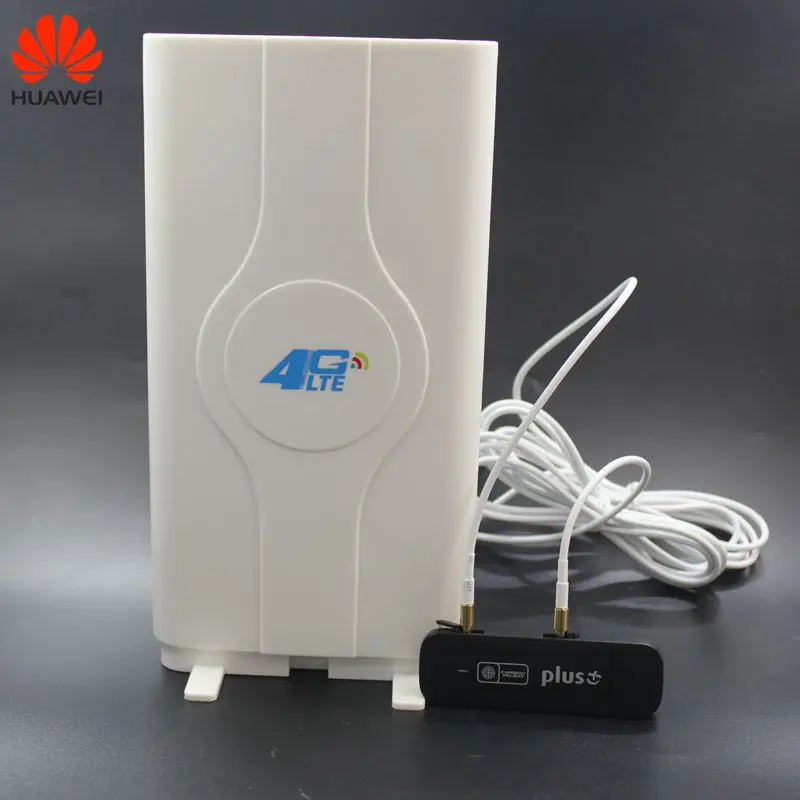 Разблокированный huawei 4G USB модем E3372 E3372s-153 плюс пара антенн 4G LTE USB Dongle 150 Мбит/с модем USB модем PK K5160