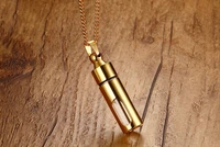 fashion 2 color bullet pendant women long chain couple necklaces pendants men jewelry