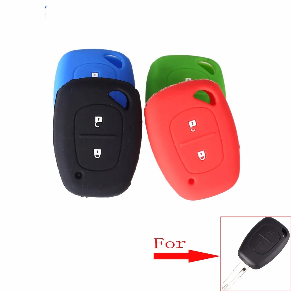 Keyyou 10 шт./лот для Renault traffic Kangoo 2 кнопки силиконовой Ключи чехол В виде ракушки|car key