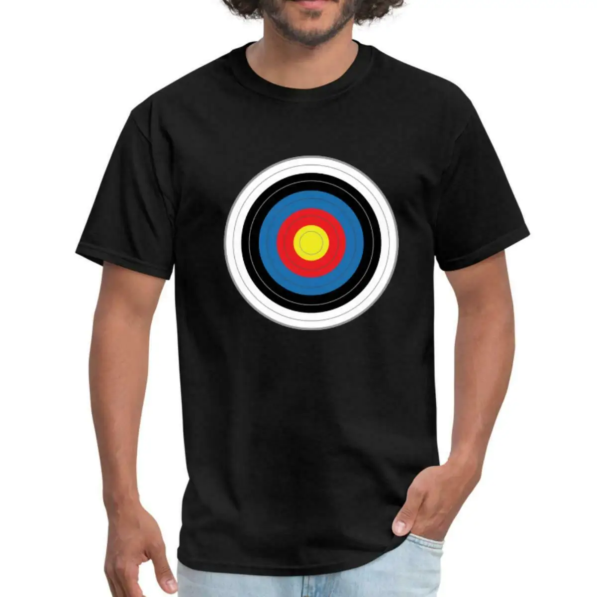 Мужская футболка для стрельбы из лука Bullseye target от Spreadshirt™Подарочная Футболка с