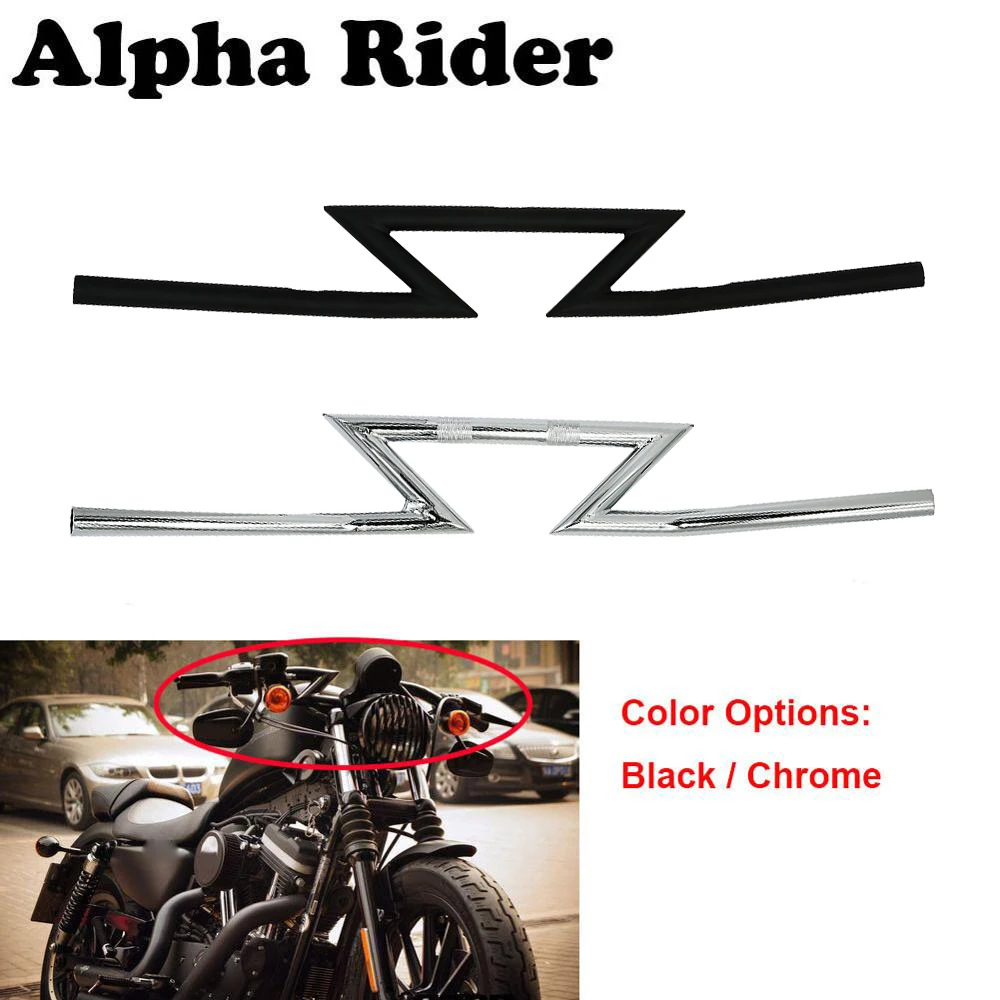 1 &quotDrag Handle Bar Z Bars для Harley Dyna Touring Road King FLHR Trike freeweler FLRT Tour Glide FLT EFI FLTR 25 мм руль |