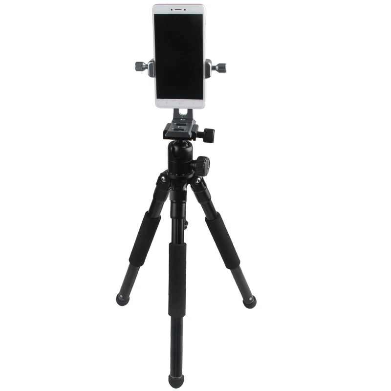 Tripod metal rotary phone clip desktop video multifunction selfie bracket for 4-6 inch | Электроника