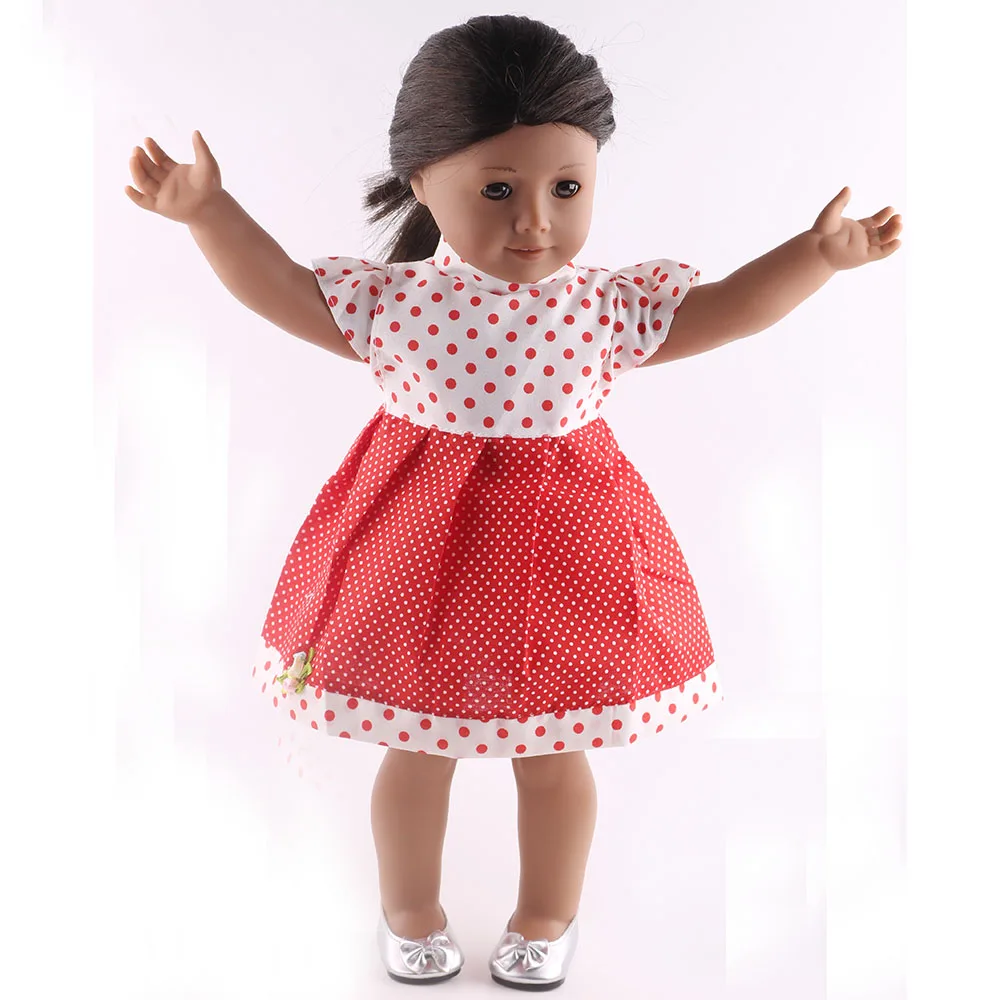 

Doll Accessories 43cm Reborn Baby Doll Dress, 18-inch American Doll Clothes, Christmas Gifts For Girls, Children's Toys