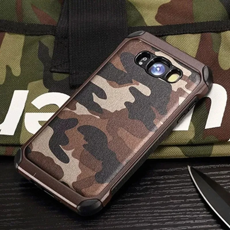 Army Camo Camouflage Pattern Phone Case For Samsung Galaxy J3 J4 J6 J8 2018 J5 J7 PRO 2017 J2 Prime Plastic Armor Cover |