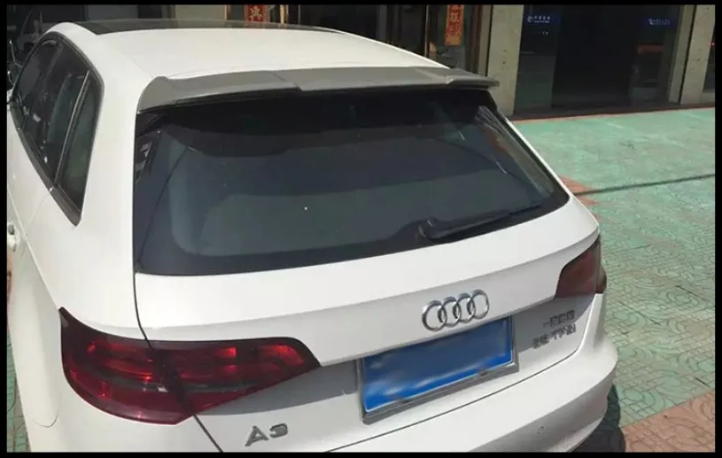 Спойлер HLONGQT из углеродного волокна для Audi A3 Sportback 2014.2015.2016.2017 высококачественные
