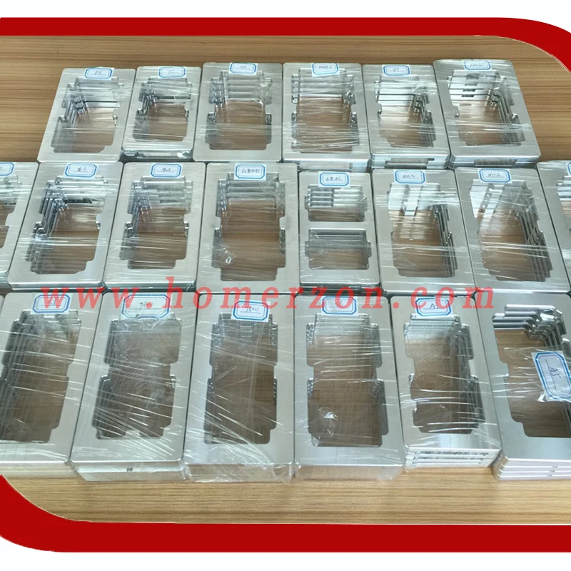 Алюминиевая форма для Iphone 4 5G/6G/6 Plus 7/7 выравнивание Точная трещины ЖК-дигитайзер