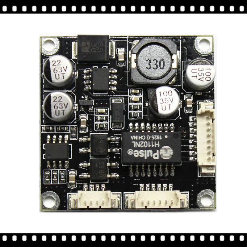 Плата модуля PoE pcb для безопасности CCTV сети ip камер мощность по Ethernet 12 В 1A выход 48