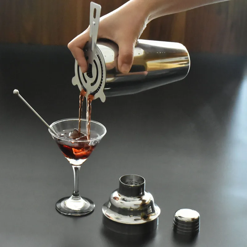 Шейкер Бар Нержавеющая сталь Ice ситечко провода смешанный напиток дуршлаг